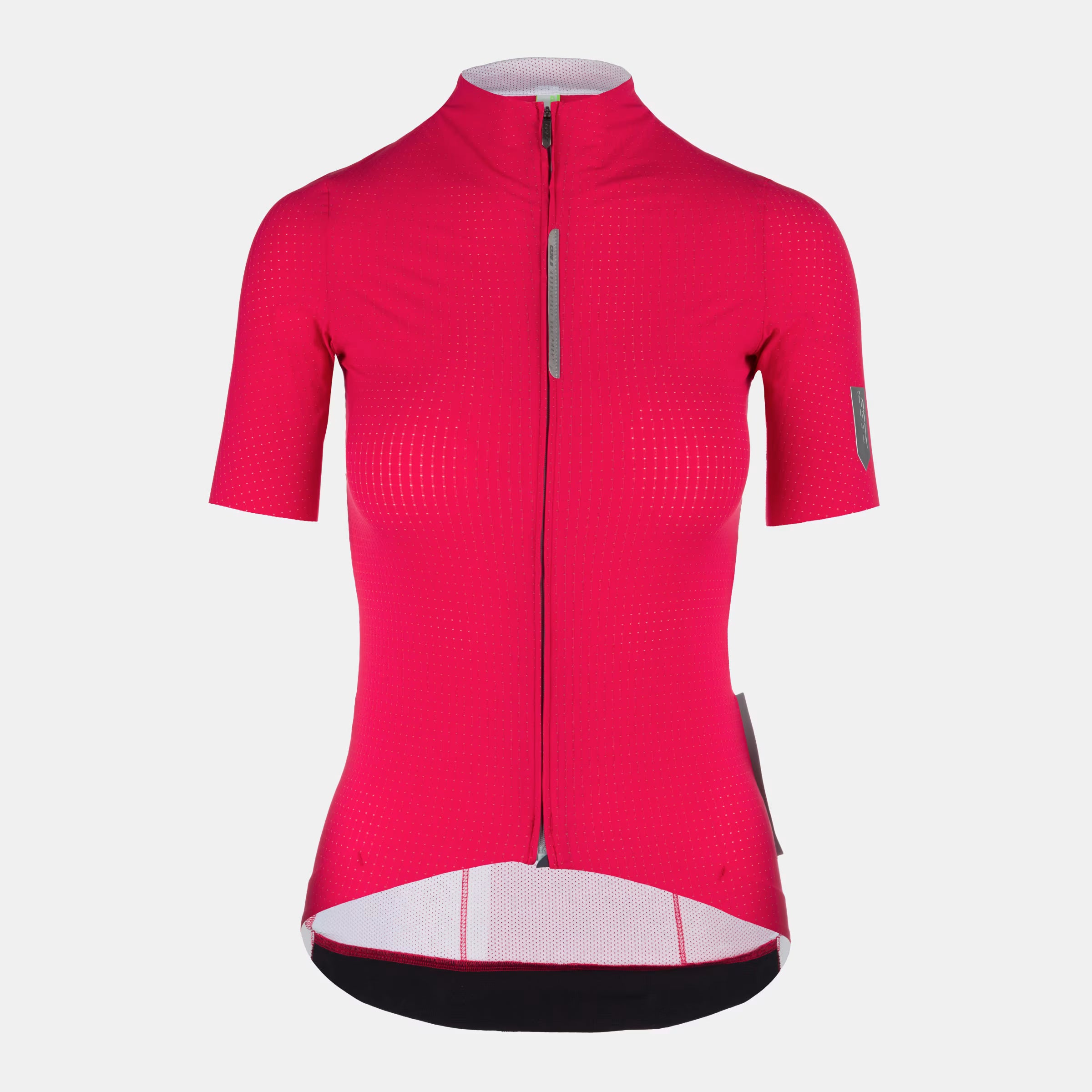 Q36.5 Dottore Pro Jersey - Women's - Rubino Red front view showing aerodynamic fit and fast-drying fabric design