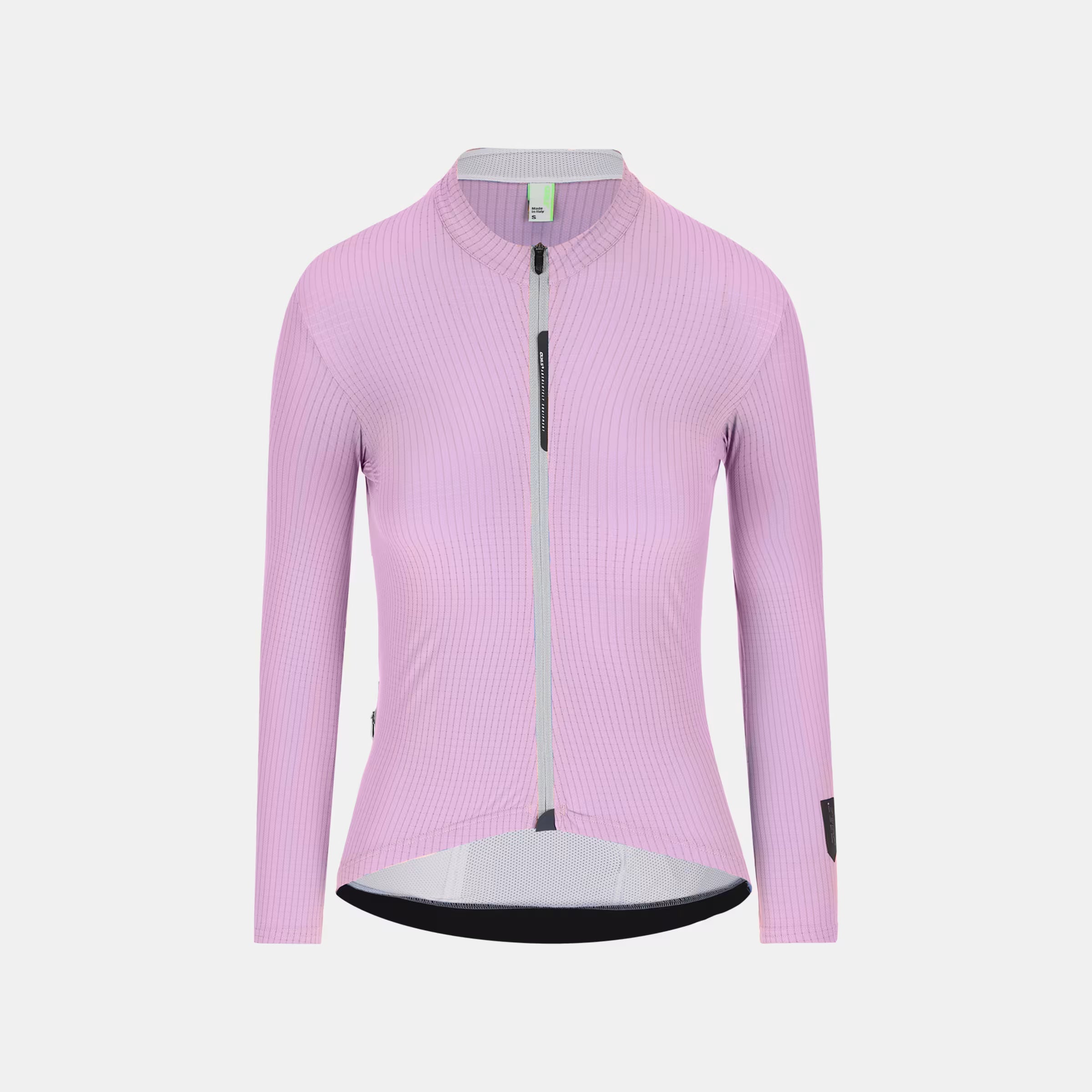 Q36.5 Dottore Pro Long Sleeve Jersey - Women's - Lilla Purple shown front view with full zip and textured fabric