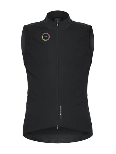 Men's Eminent black gilet, windproof and water-repellent, with Polartec® Alpha® insulation.