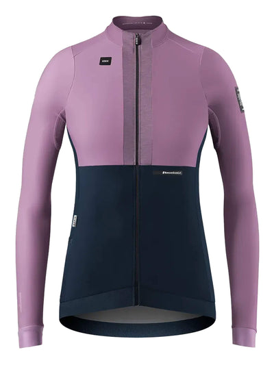 Women's HYDER BLEND ORCHID 2024 jersey in purple and navy, with technical plush fabric and flexible sleeves.