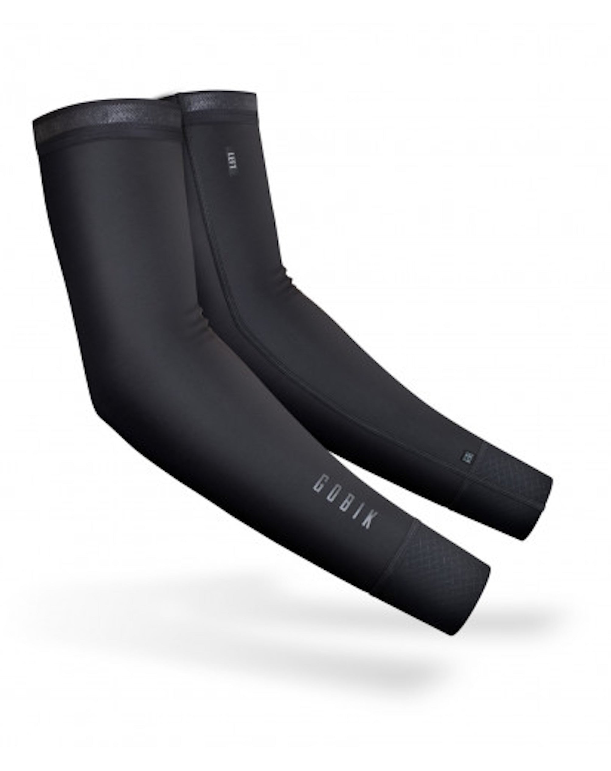 GOBIK Haru 2.0 Lightweight Thermal Arm Warmers - Unisex in black with seamless design and elastic cuffs for thermal comfort
