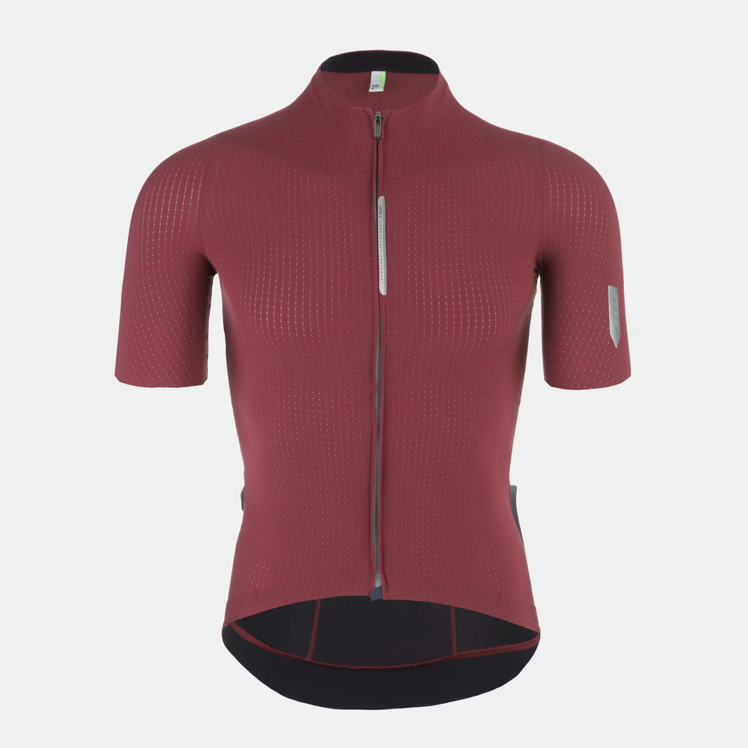 Q36.5 Dottore Pro Jersey - Men's - Siena Red front view with fast-drying 3D fabric and aero design for cycling performance