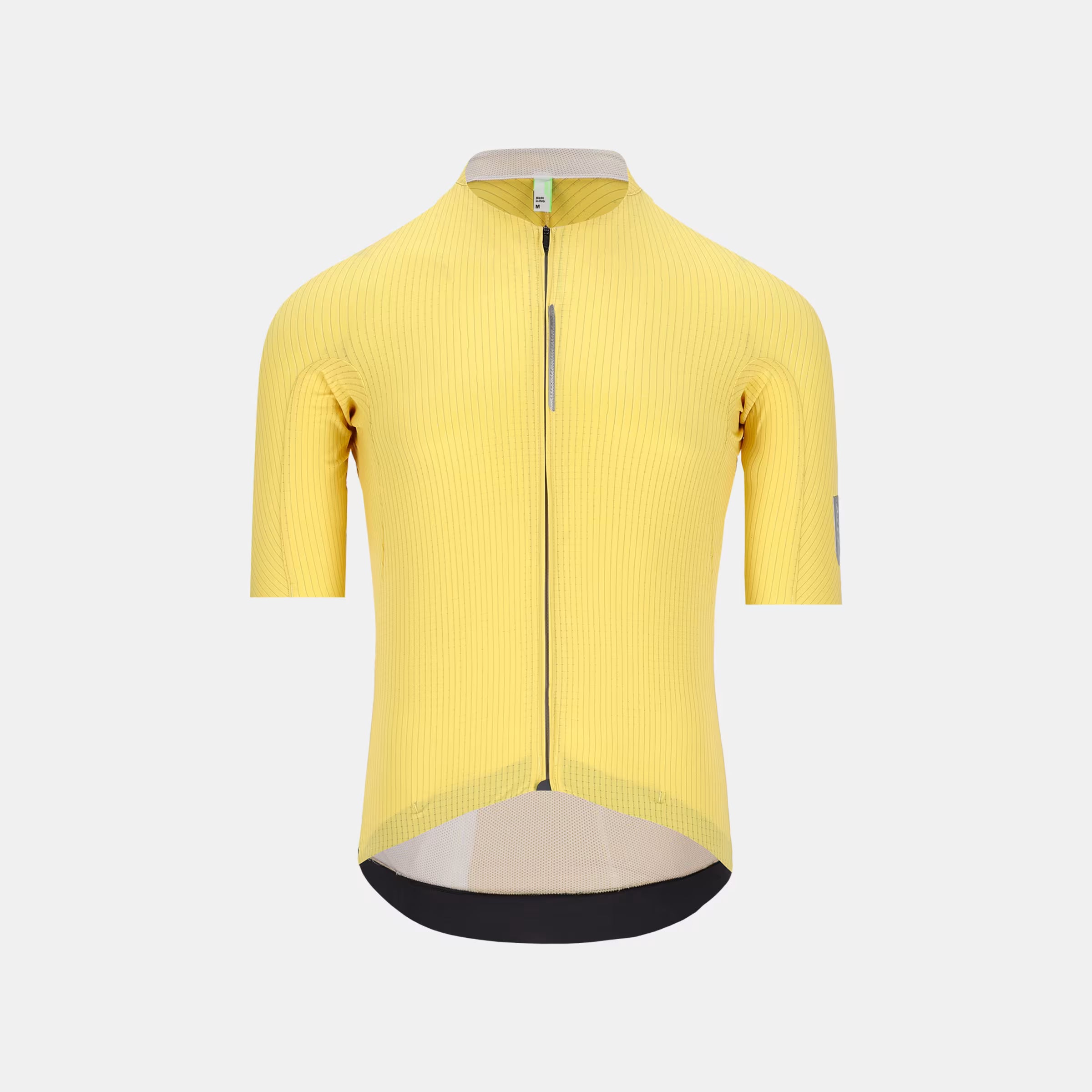Q36.5 Dottore Pro Jersey - Men's - Naples Yellow front view showing lightweight, fast-drying fabric and aero fit design