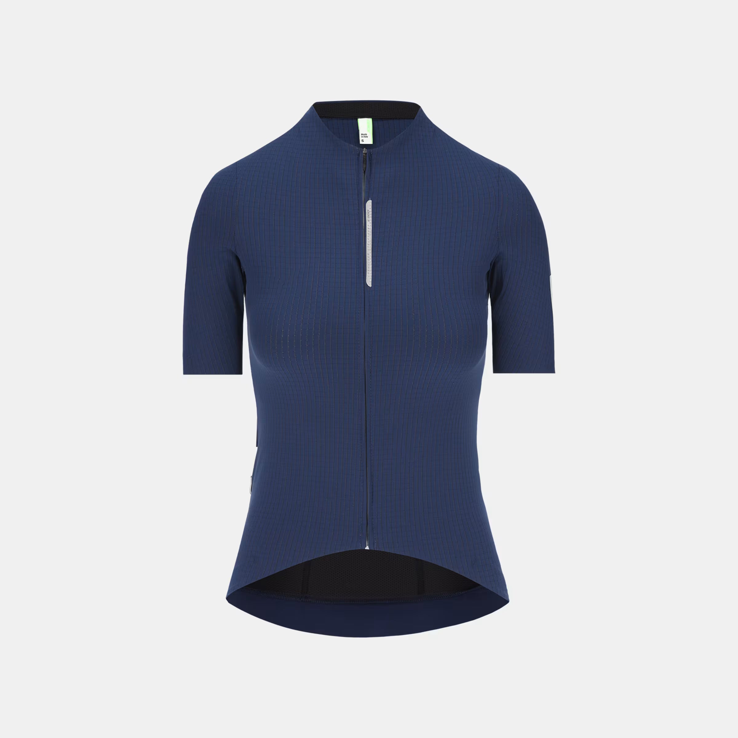 Q36.5 Dottore Pro Jersey - Women's - Navy Blue front view with 3D fast-drying fabric and seamless aero design
