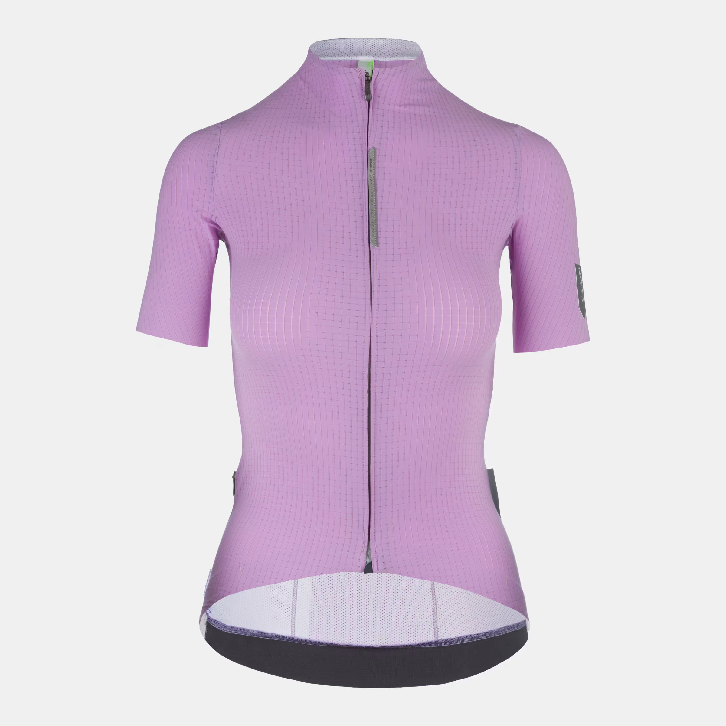 Q36.5 Dottore Pro Jersey - Women's - Lilla Purple front view with short sleeves and seamless fast-drying fabric design