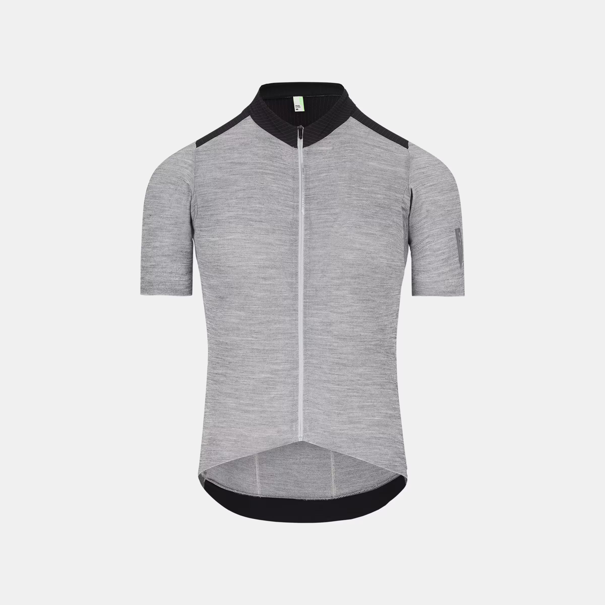 Q36.5 Adventure Jersey - Men's - Anthracite Grey with full front zipper and lightweight fabric for cycling performance