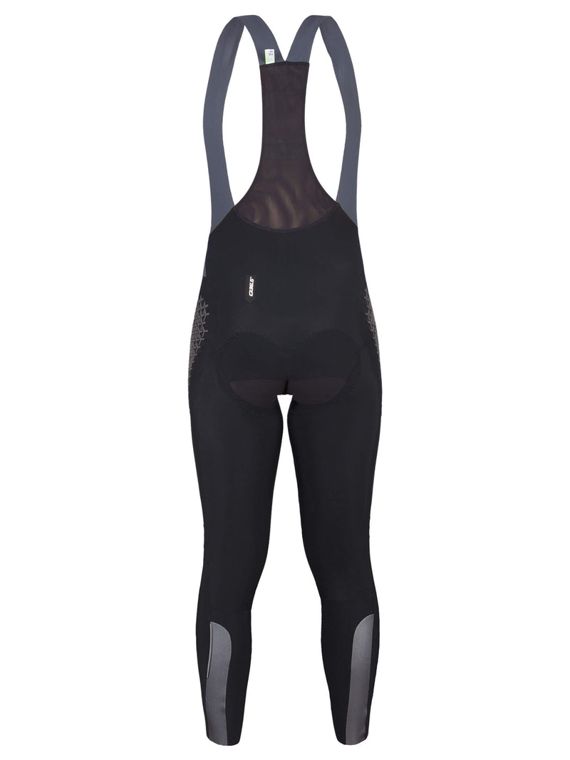 Q36.5 Grid Skin ergonomic winter cycling bib tights for women with a snug, pre-shaped cut.