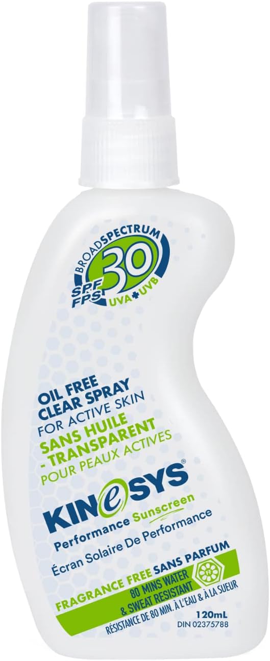 KINeSYS SPF30 Fragrance-Free Spray Sunscreen 120ml