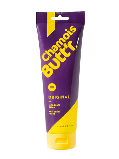 An image of an 8oz bottle of Unisex Chamois cream by Chamois Butt'r, premium chamois cream for any cyclist.