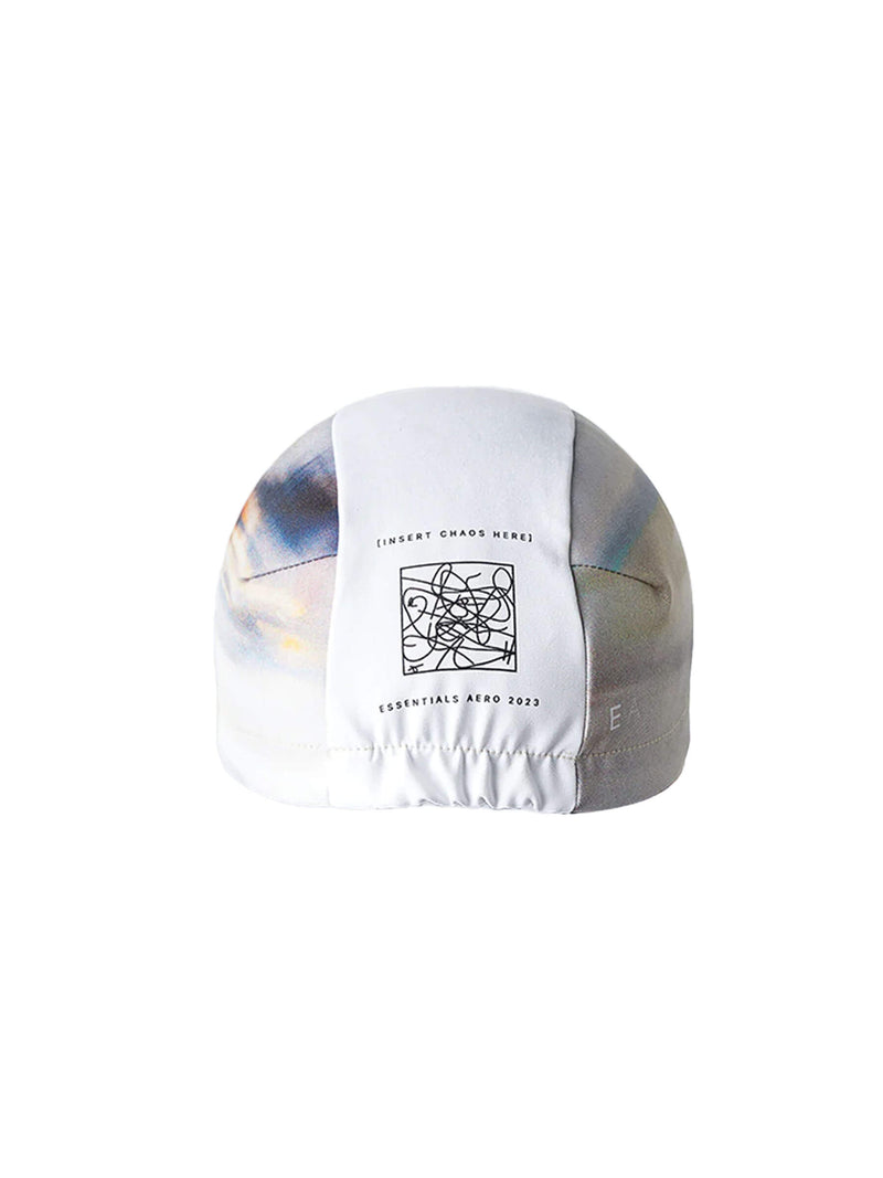 The Givelo Essentials Chaos Cap in white, balancing breathability with a stylish twist.