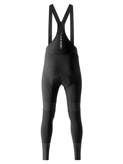 Men's GOBIK Absolute 6.0 Bib Tights in black: Full-length, high-performance cycling tights with shoulder straps and seat padding.