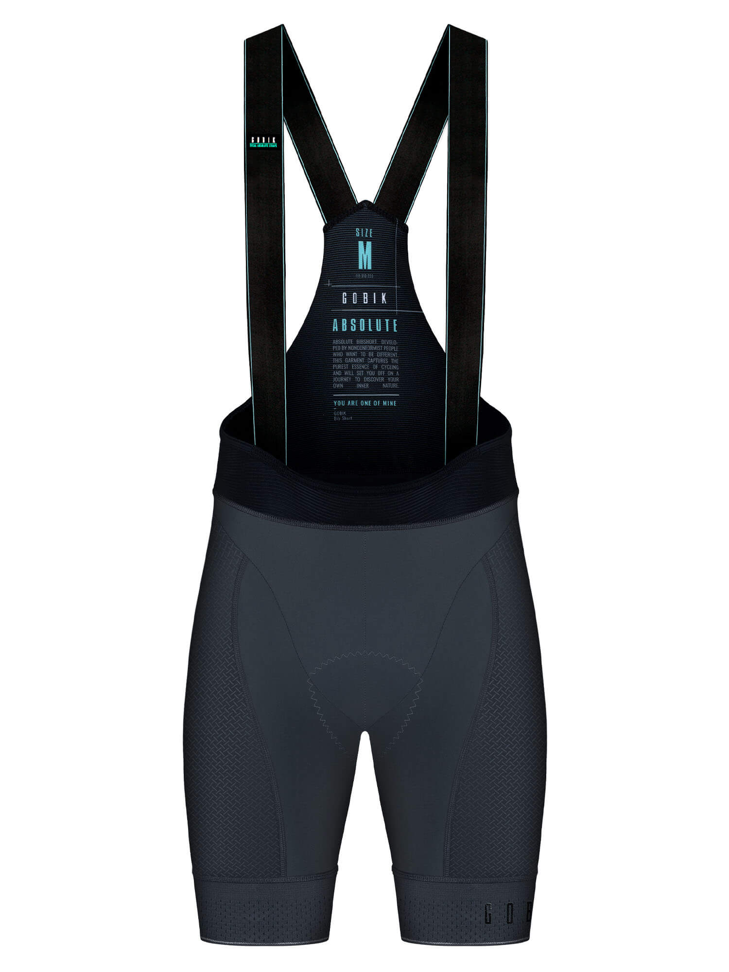 GOBIK Absolute 5.0 K10 Bib Shorts - Men's in black, designed for professional cycling comfort and performance.