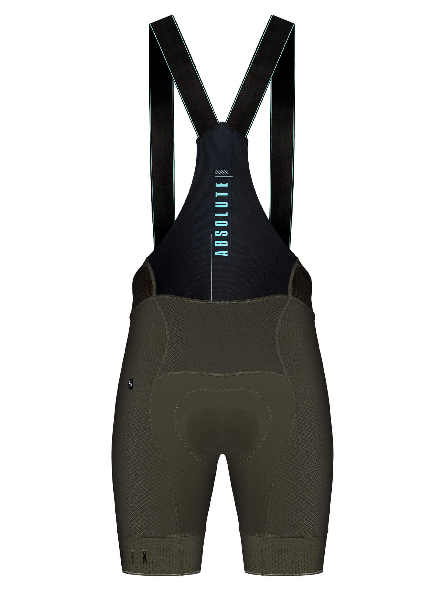 GOBIK Absolute 5.0 K10 Bib Shorts - Men's rear view showing breathable mesh and padded cycling design.